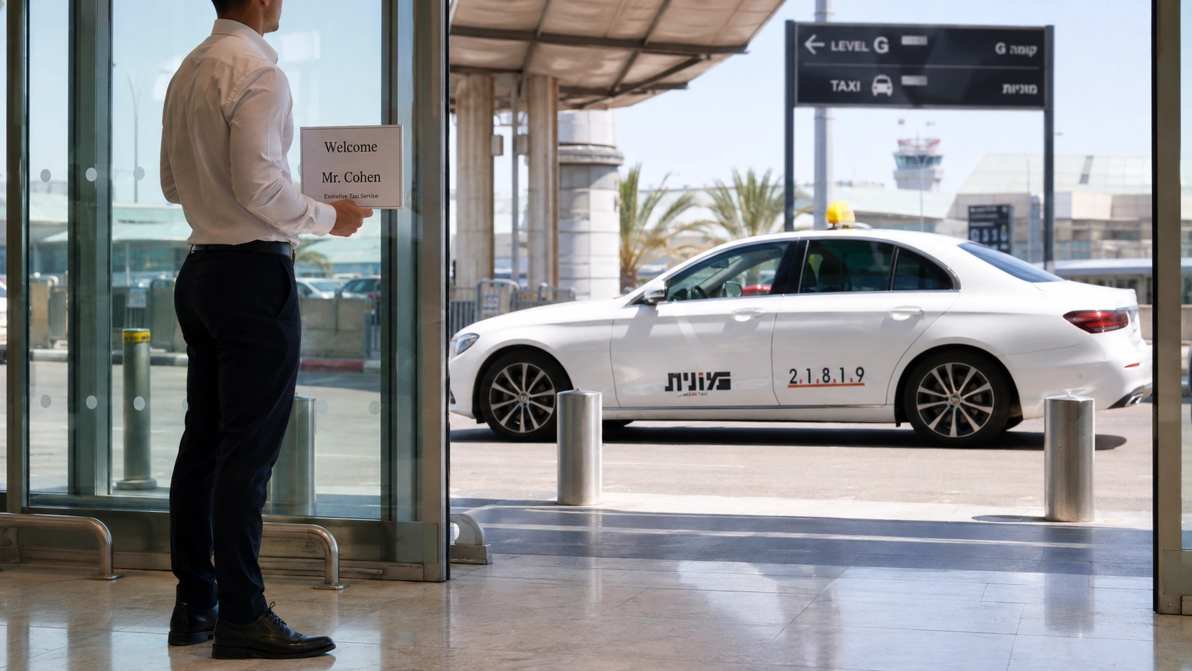 קבלת פנים מתואמת מראש בנתבג